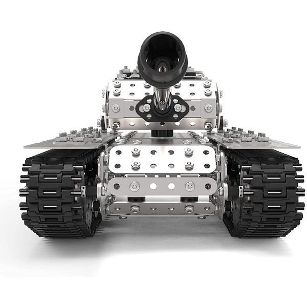 DIY 3D Metal Puzzle Military Vehicles Set - Battleship, Fighter Aircraft, and Tank
