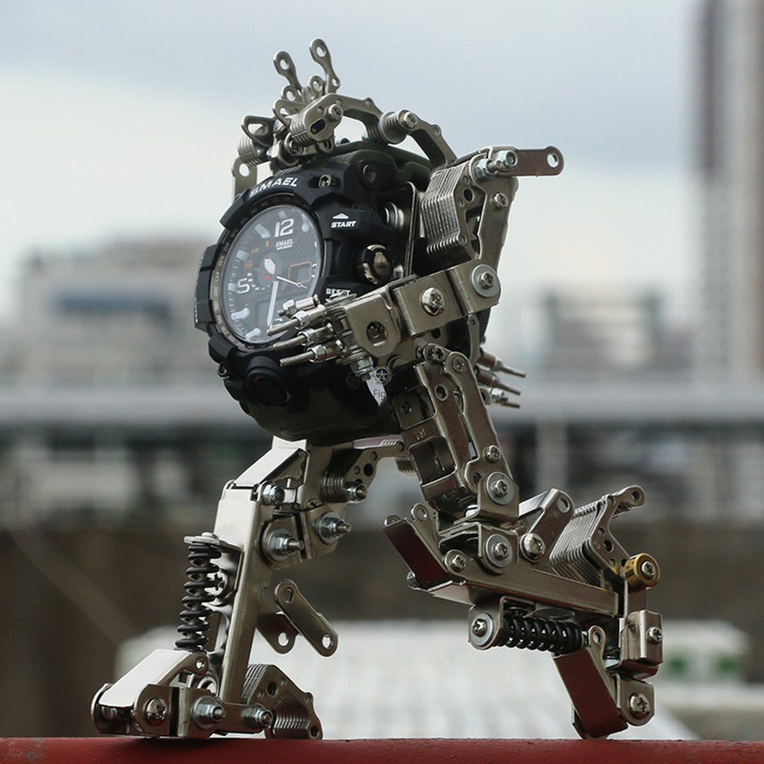 DIY Metal Robot Mecha Model 3D Puzzle Kits with Exclusive Watch DIY Metal Robot Mecha Model 3D Puzzle Kits with Exclusive Watch