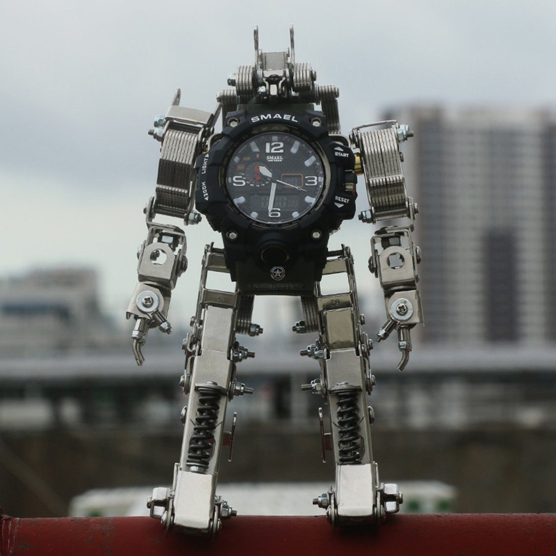DIY Metal Robot Mecha Model 3D Puzzle Kits with Exclusive Watch DIY Metal Robot Mecha Model 3D Puzzle Kits with Exclusive Watch