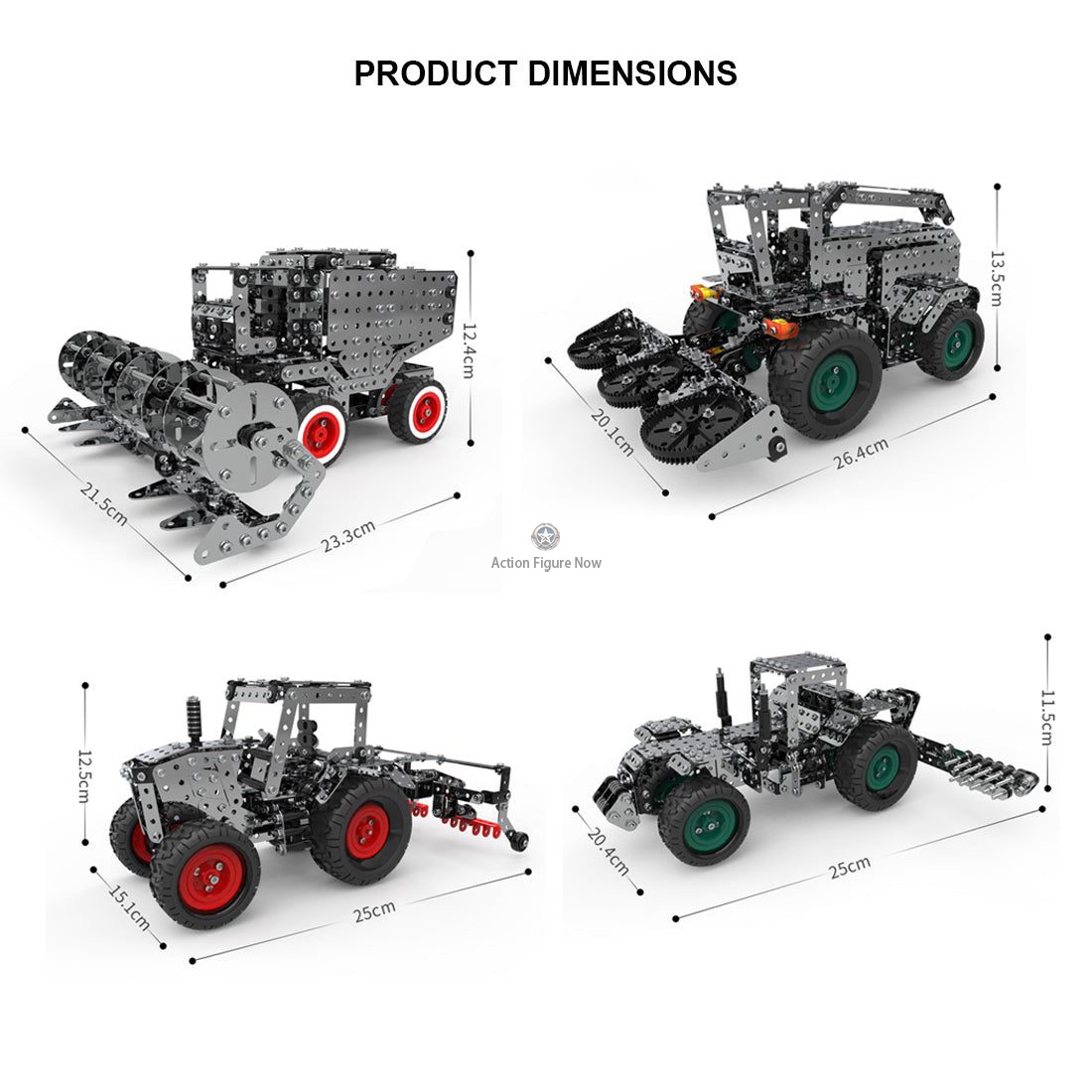 DIY Metal Farm Equipment Hand-built Model Assembly Building Kit DIY Metal Farm Equipment Hand-built Model Assembly Building Kit