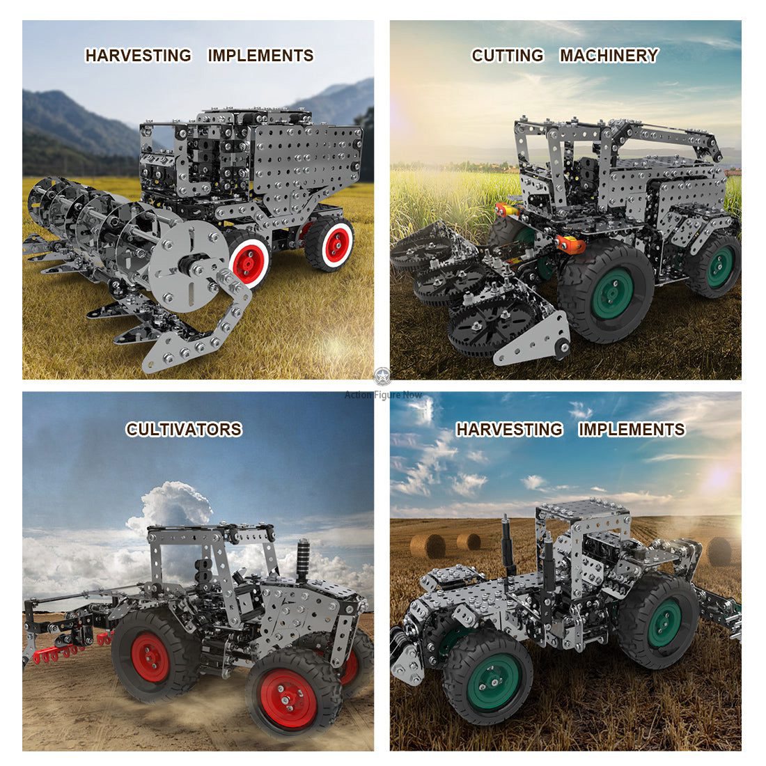 DIY Metal Farm Equipment Hand-built Model Assembly Building Kit DIY Metal Farm Equipment Hand-built Model Assembly Building Kit