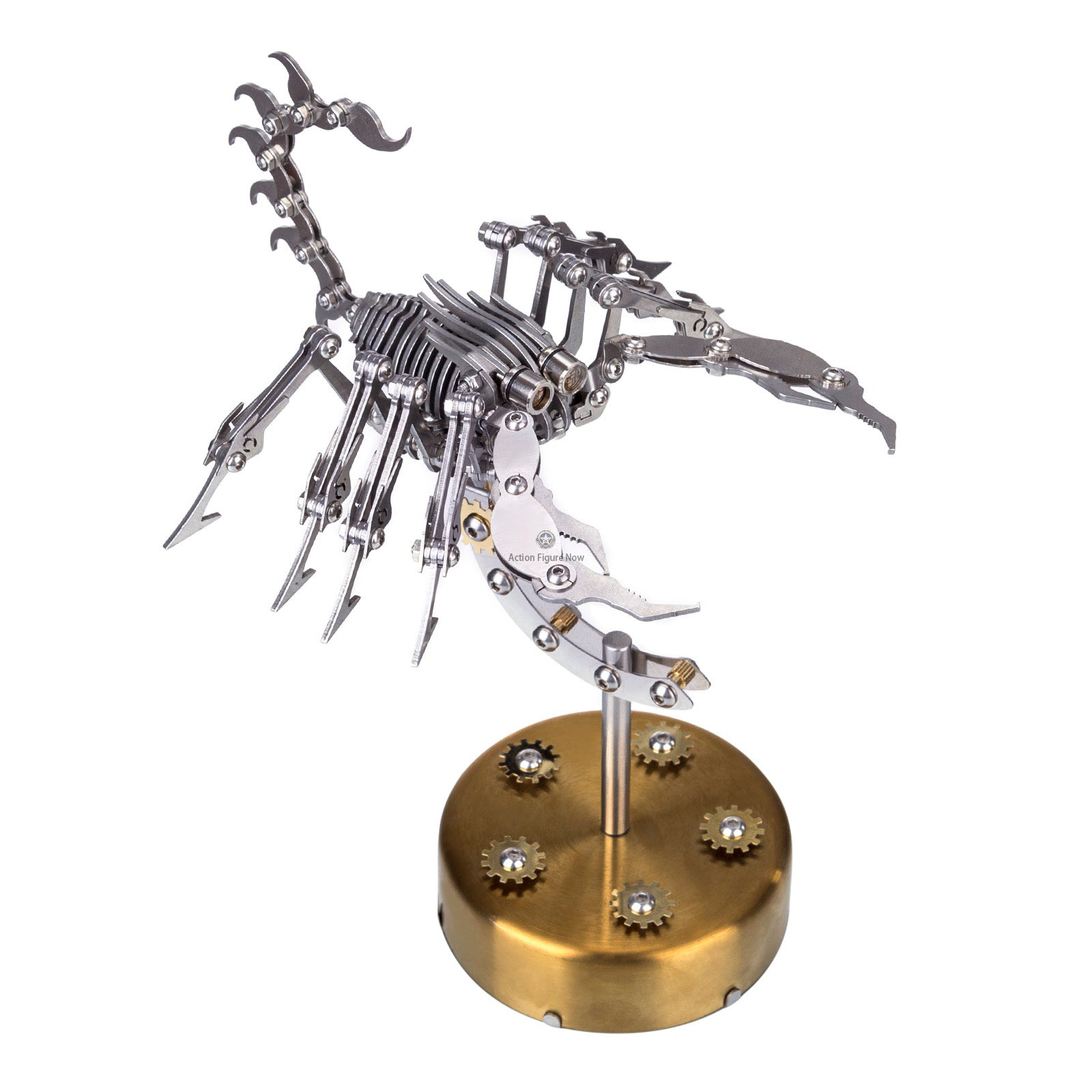 DIY Metal 3D Scorpion Figure 274Pcs Puzzle Model Building Kit for Adults and Kids, with Light