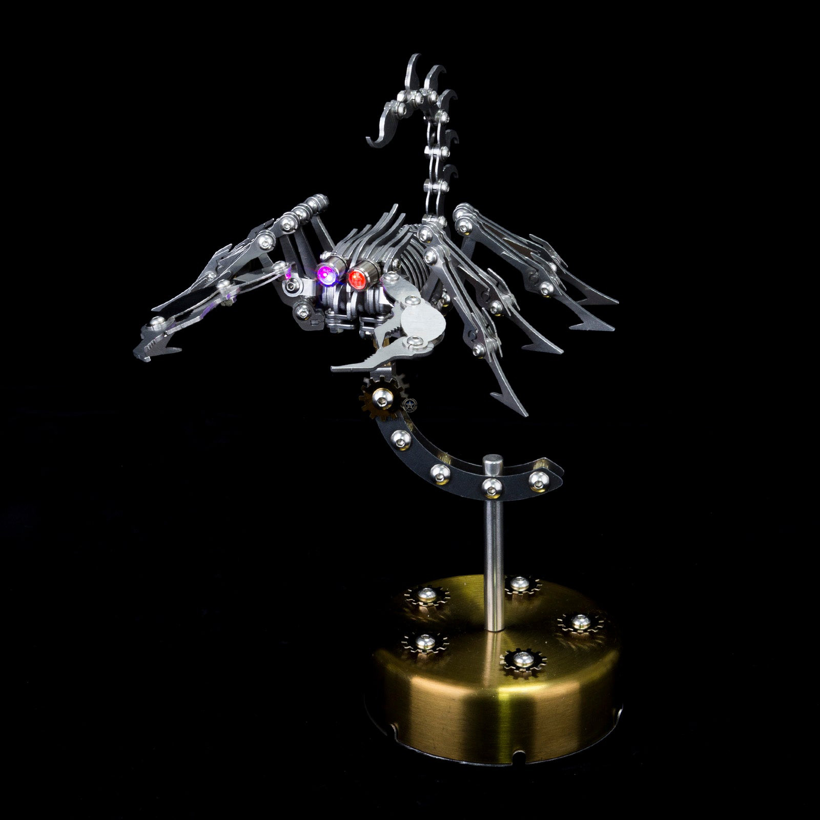 DIY Metal 3D Scorpion Figure 274Pcs Puzzle Model Building Kit for Adults and Kids, with Light DIY Metal 3D Scorpion Figure 274Pcs Puzzle Model Building Kit for Adults and Kids, with Light