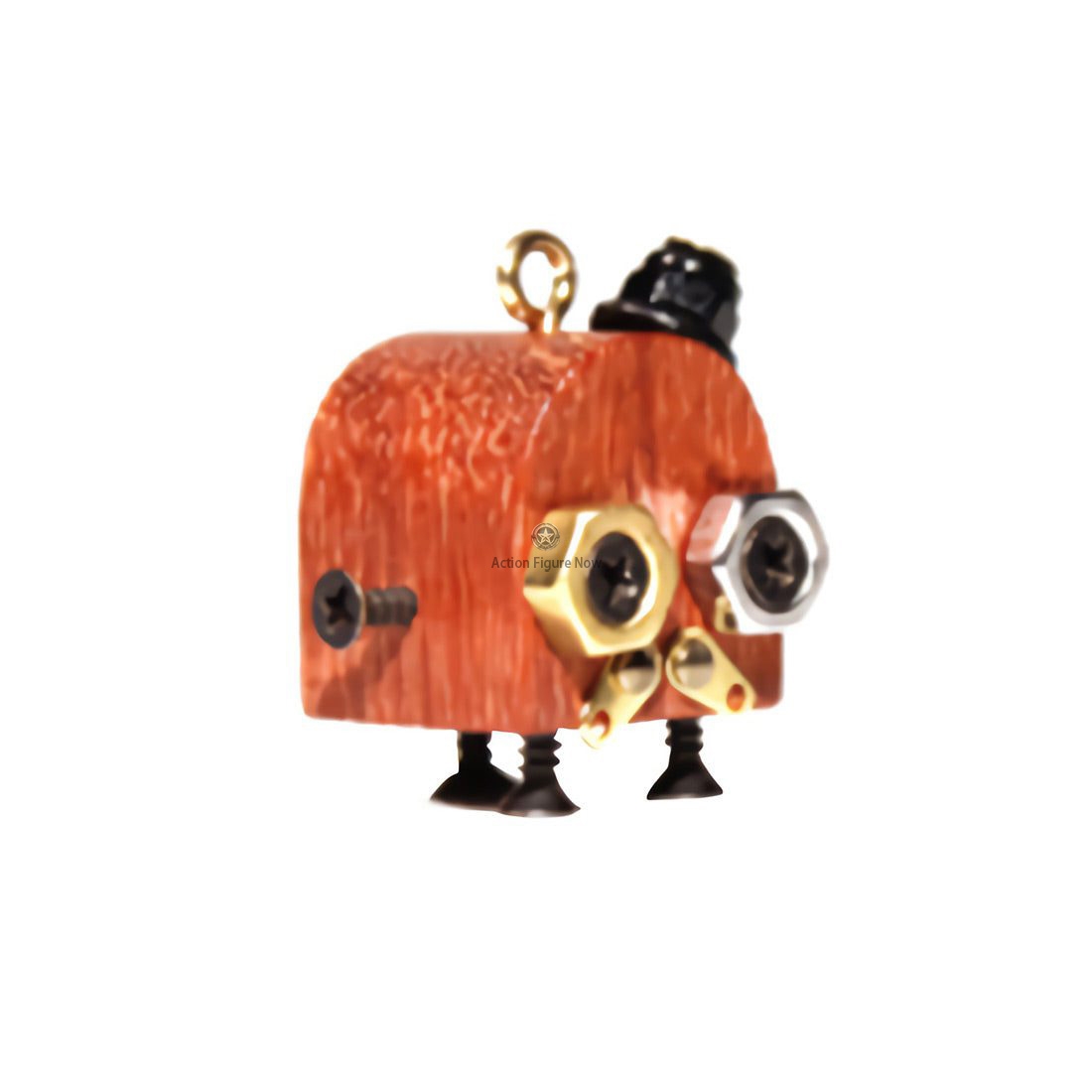 DIY Unisex Adjustable Necklace Creative Steampunk Metal Wooden Robot Handcrafted Pendant DIY Unisex Adjustable Necklace Creative Steampunk Metal Wooden Robot Handcrafted Pendant