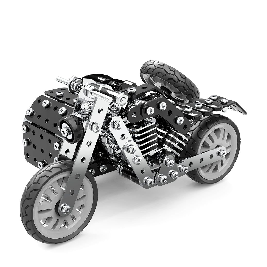 DIY Side Tricycle Assembly Model, 3D Motorcycle Puzzle Kit with 377 Stainless Steel Screw Toys DIY Side Tricycle Assembly Model, 3D Motorcycle Puzzle Kit with 377 Stainless Steel Screw Toys