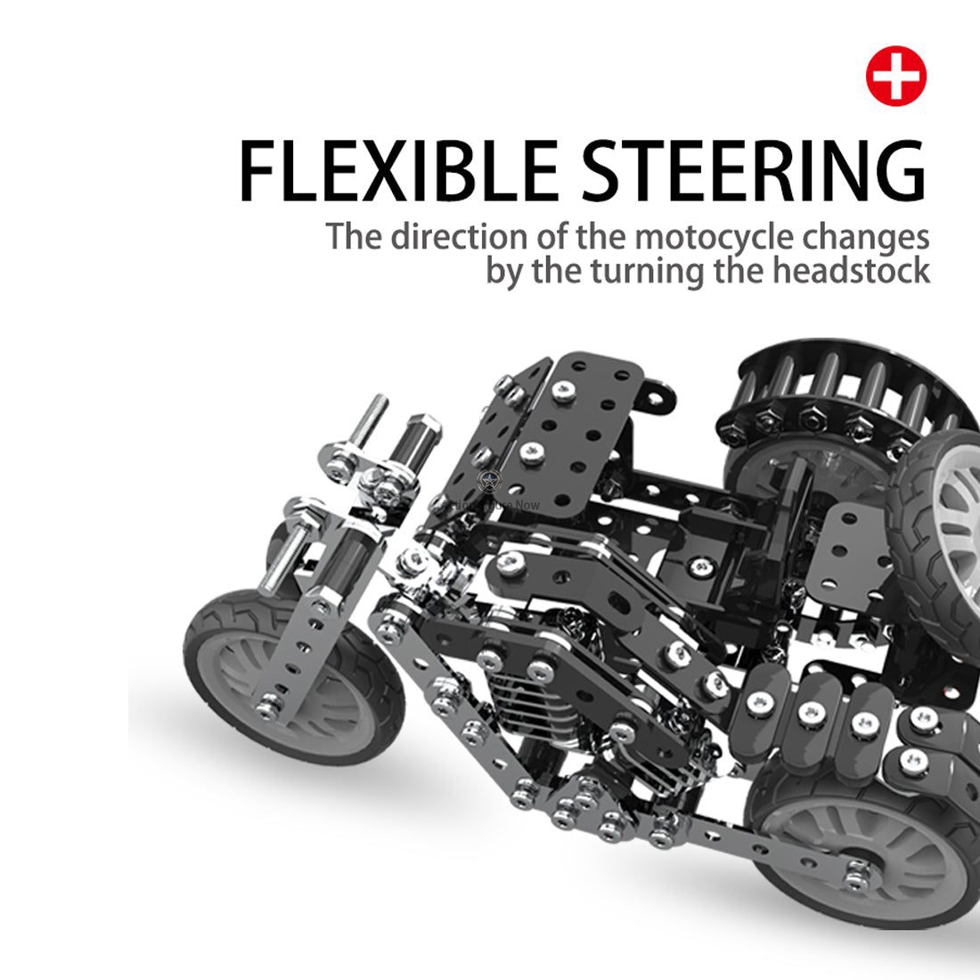 DIY Side Tricycle Assembly Model, 3D Motorcycle Puzzle Kit with 377 Stainless Steel Screw Toys DIY Side Tricycle Assembly Model, 3D Motorcycle Puzzle Kit with 377 Stainless Steel Screw Toys