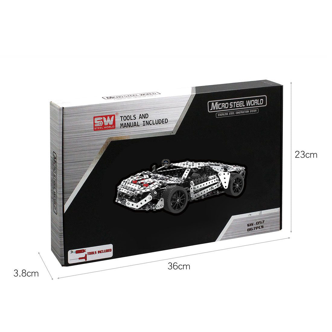 Build Your Own Sports Car Puzzle Model: Immerse Yourself in the World of High-Performance Cars with Our 867-Piece 3D Metal Screw Kit Build Your Own Sports Car Puzzle Model: Immerse Yourself in the World of High-Performance Cars with Our 867-Piece 3D Metal Screw Kit