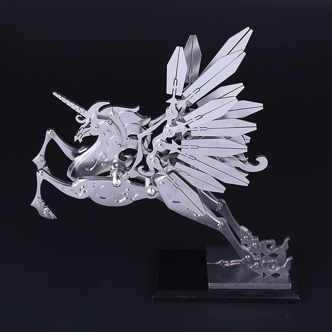 3D Stainless Steel Metal Puzzle Model: Medium Unicorn 3D Stainless Steel Metal Puzzle Model: Medium Unicorn