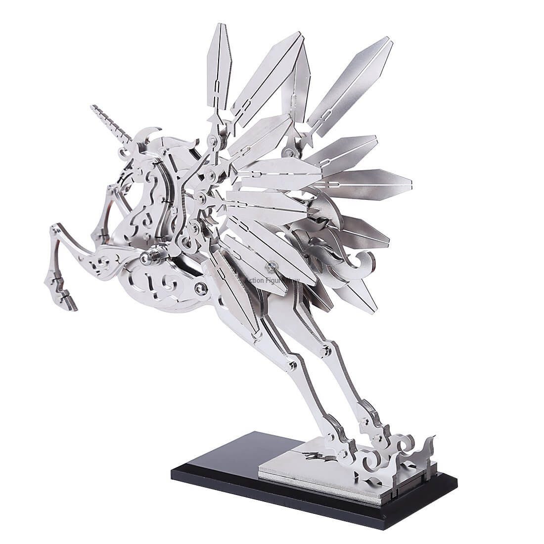 3D Stainless Steel Metal Puzzle Model: Medium Unicorn 3D Stainless Steel Metal Puzzle Model: Medium Unicorn