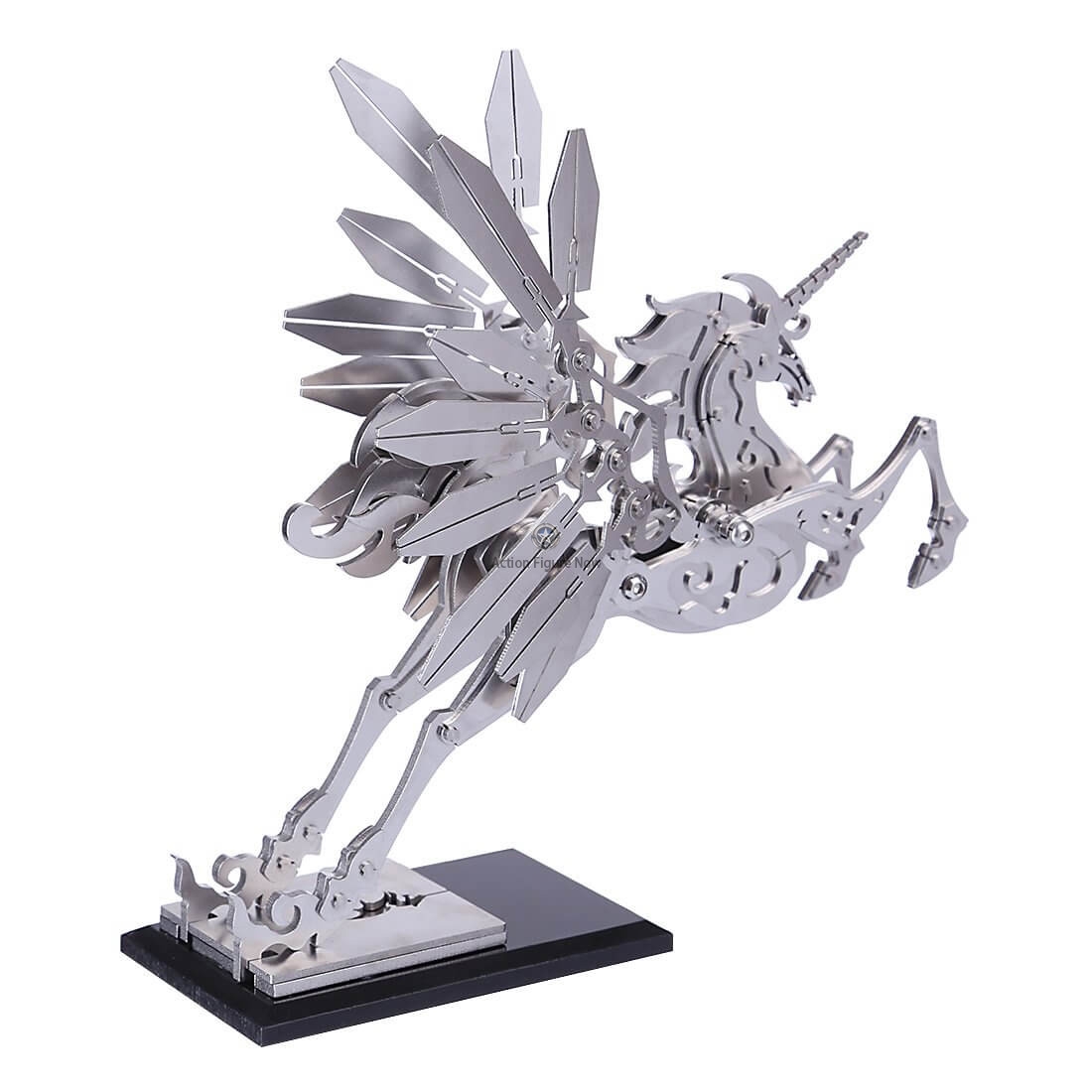 3D Stainless Steel Metal Puzzle Model: Medium Unicorn 3D Stainless Steel Metal Puzzle Model: Medium Unicorn