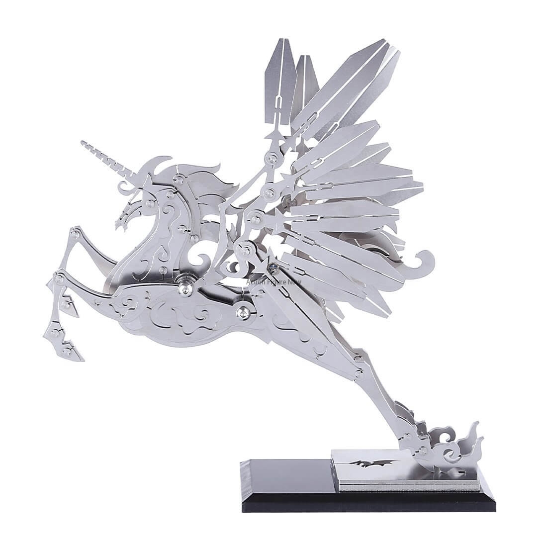 3D Stainless Steel Metal Puzzle Model: Medium Unicorn 3D Stainless Steel Metal Puzzle Model: Medium Unicorn