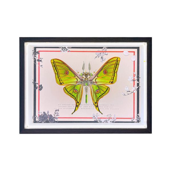 3D Metal Butterfly Model Kit with Circuit Board Art