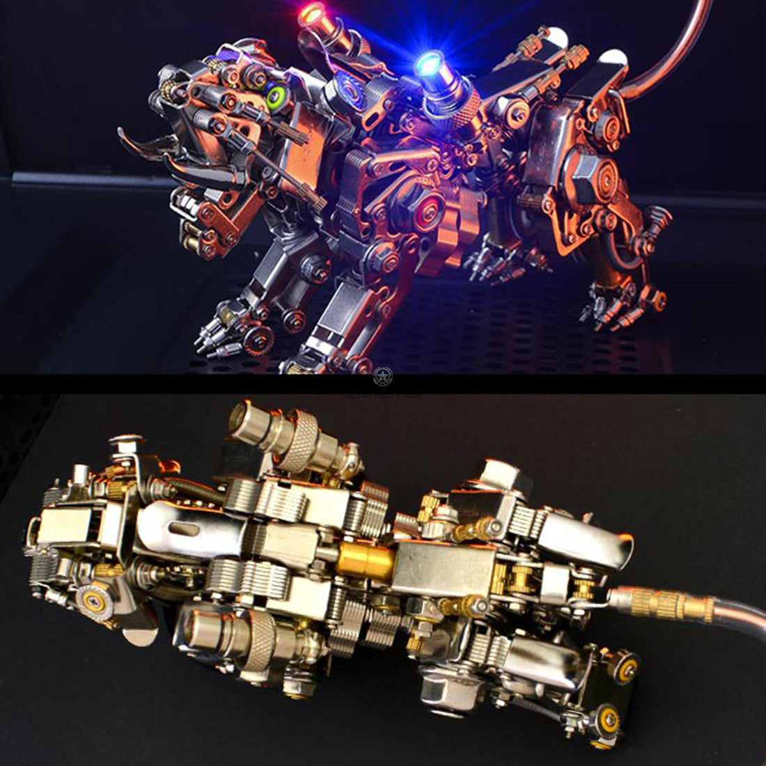 Extinct Smilodon Saber Tooth Tiger 3D Metal Model Kits for Adults Extinct Smilodon Saber Tooth Tiger 3D Metal Model Kits for Adults