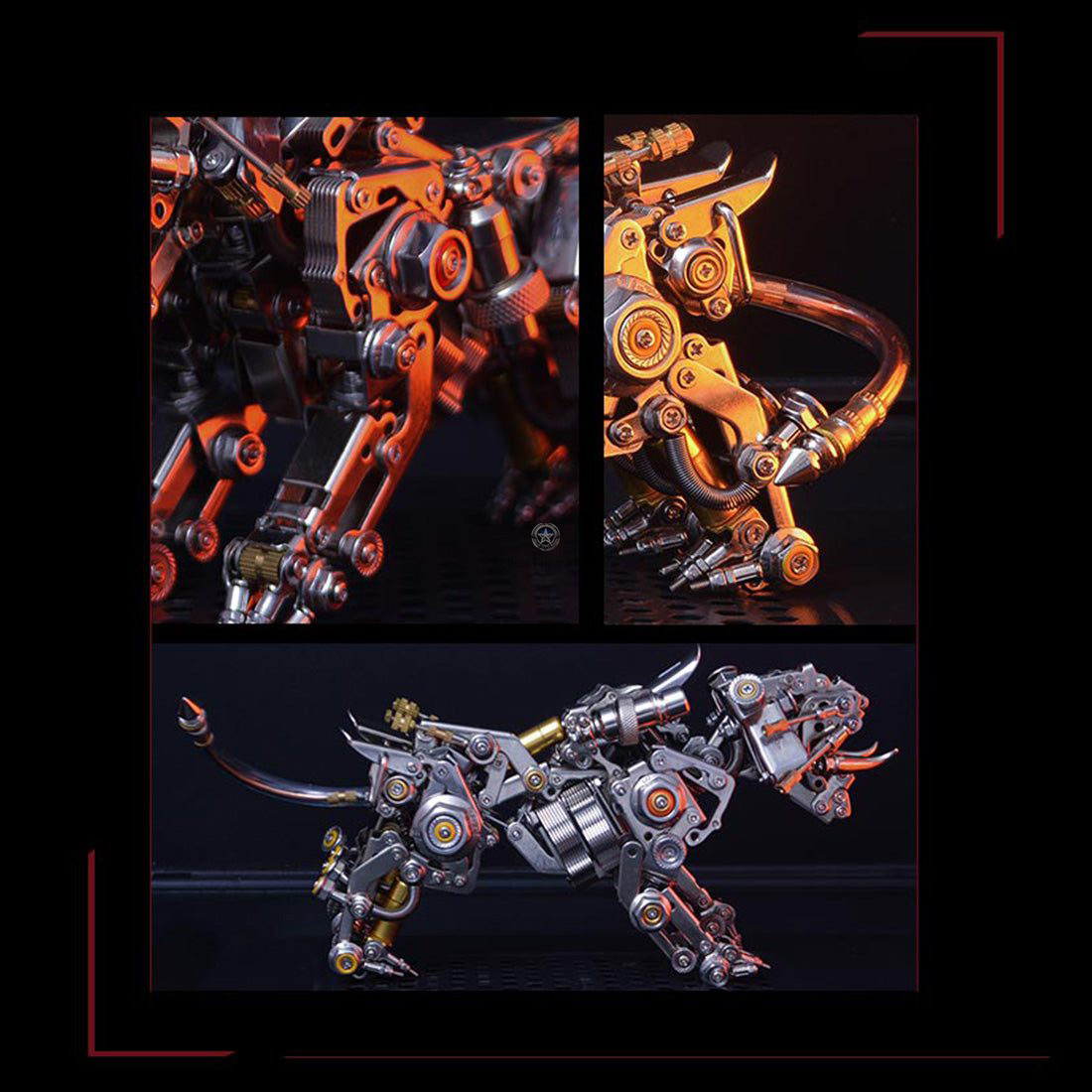 Extinct Smilodon Saber Tooth Tiger 3D Metal Model Kits for Adults Extinct Smilodon Saber Tooth Tiger 3D Metal Model Kits for Adults
