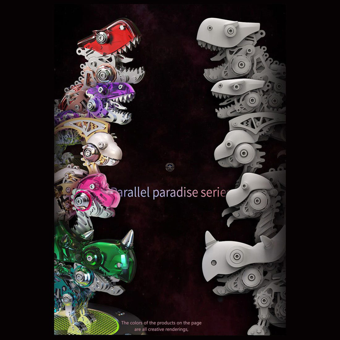 Giraffe-like Dinosaur 3D Metal Puzzle Brachiosaurus Assembly Toys Giraffe-like Dinosaur 3D Metal Puzzle Brachiosaurus Assembly Toys