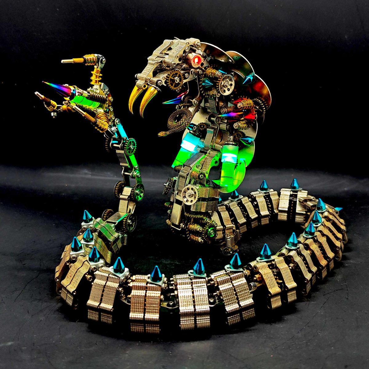3D Cobra Snake Mechanical Model Kits (1000+PCS)