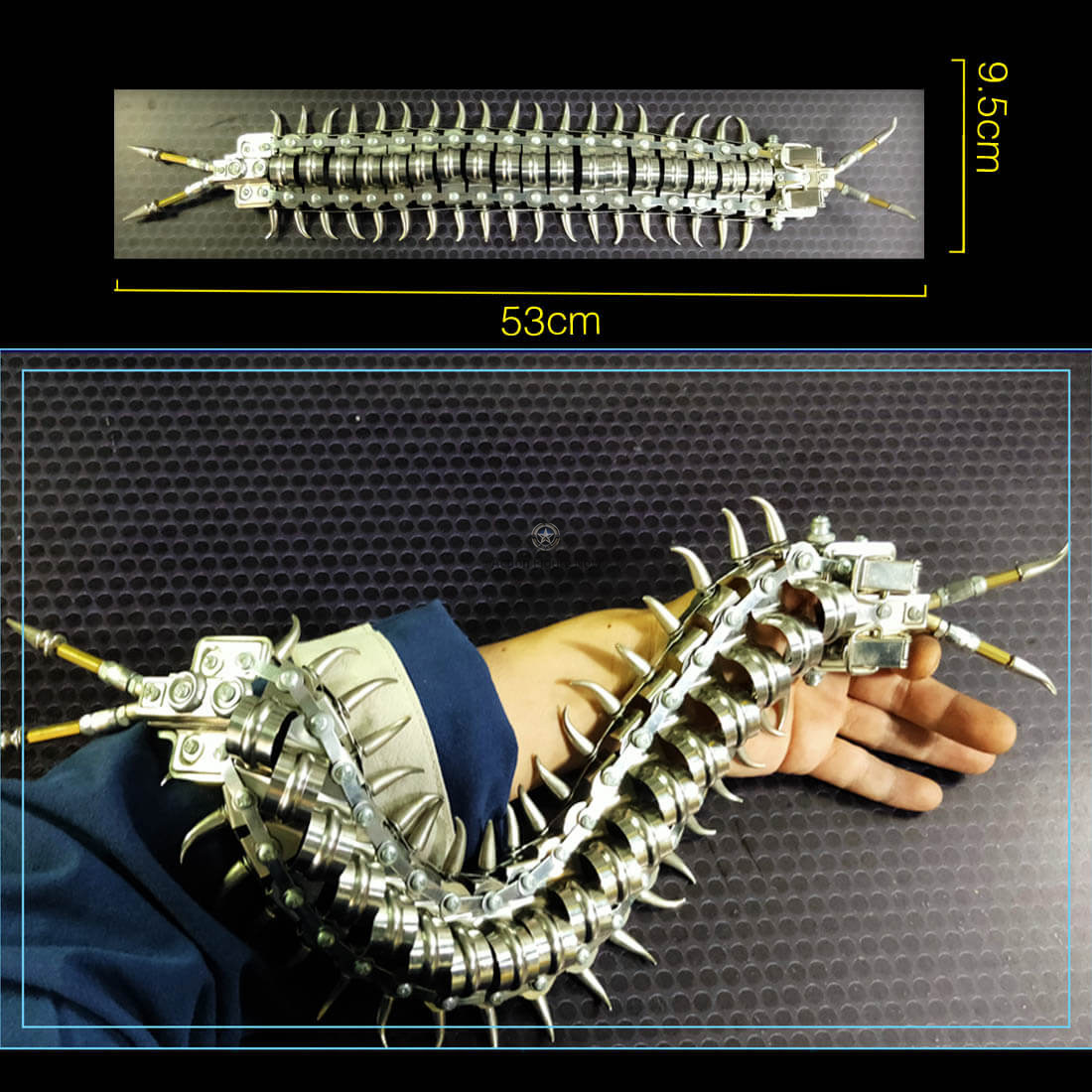 Mechanical Flying Centipede 3D Metal Model Kits Ornament Mechanical Flying Centipede 3D Metal Model Kits Ornament