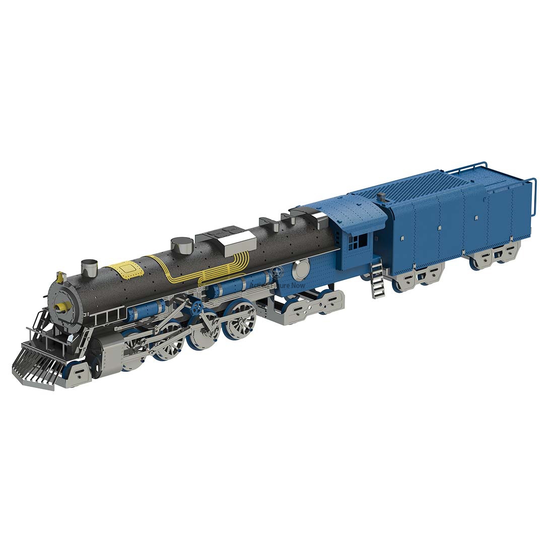 Mechanical Polar Steel Train Ride Model: DIY 3D Metal Puzzle Railway Assembly Kit Mechanical Polar Steel Train Ride Model: DIY 3D Metal Puzzle Railway Assembly Kit