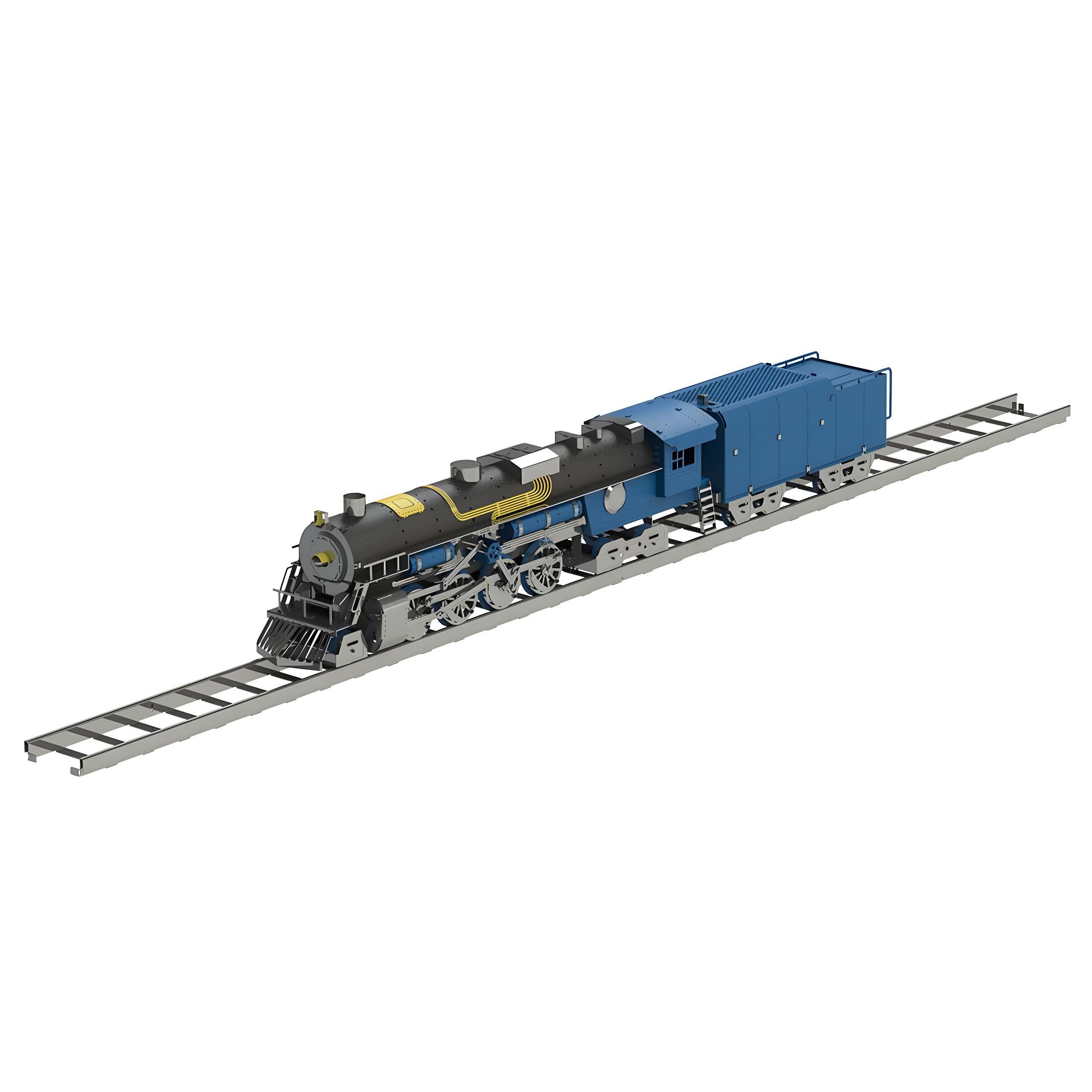 Mechanical Polar Steel Train Ride Model: DIY 3D Metal Puzzle Railway Assembly Kit Mechanical Polar Steel Train Ride Model: DIY 3D Metal Puzzle Railway Assembly Kit