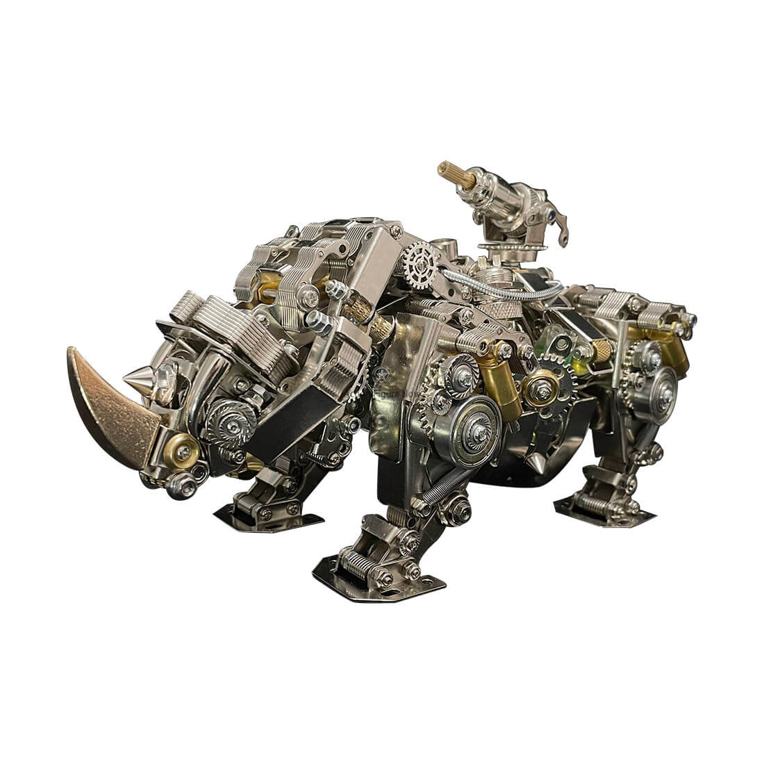 3D Metal Puzzle Animal Assembly Model - Mechanical Rhino (700+ Pieces) 3D Metal Puzzle Animal Assembly Model - Mechanical Rhino (700+ Pieces)