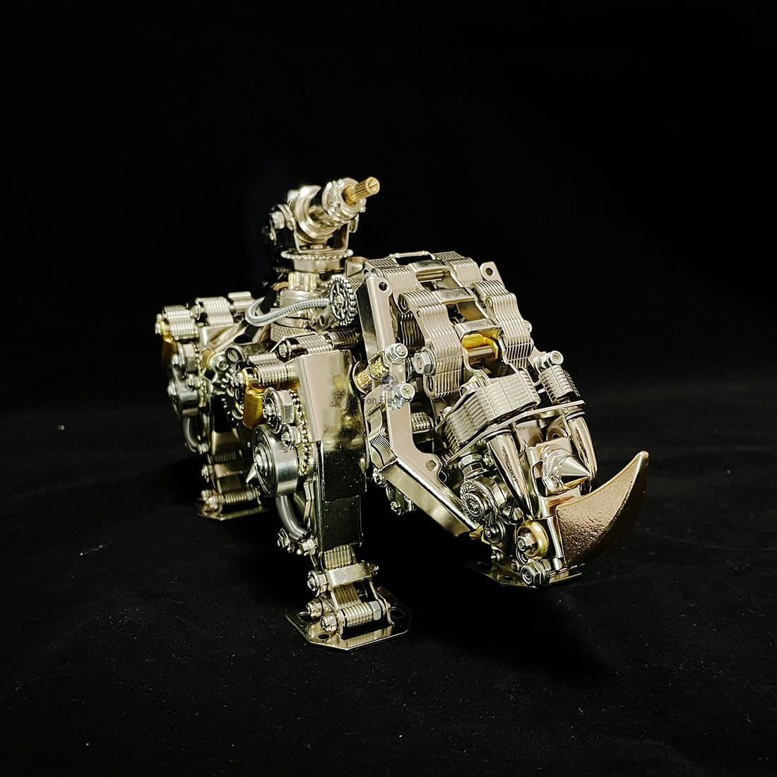 3D Metal Puzzle Animal Assembly Model - Mechanical Rhino (700+ Pieces) 3D Metal Puzzle Animal Assembly Model - Mechanical Rhino (700+ Pieces)