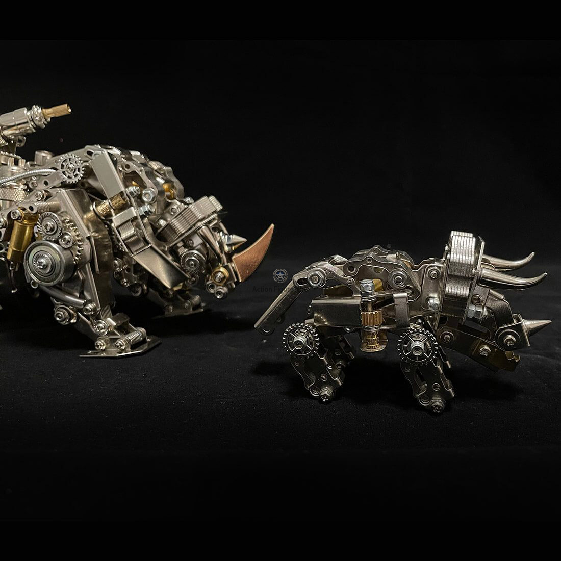 3D Metal Puzzle Animal Assembly Model - Mechanical Rhino (700+ Pieces) 3D Metal Puzzle Animal Assembly Model - Mechanical Rhino (700+ Pieces)