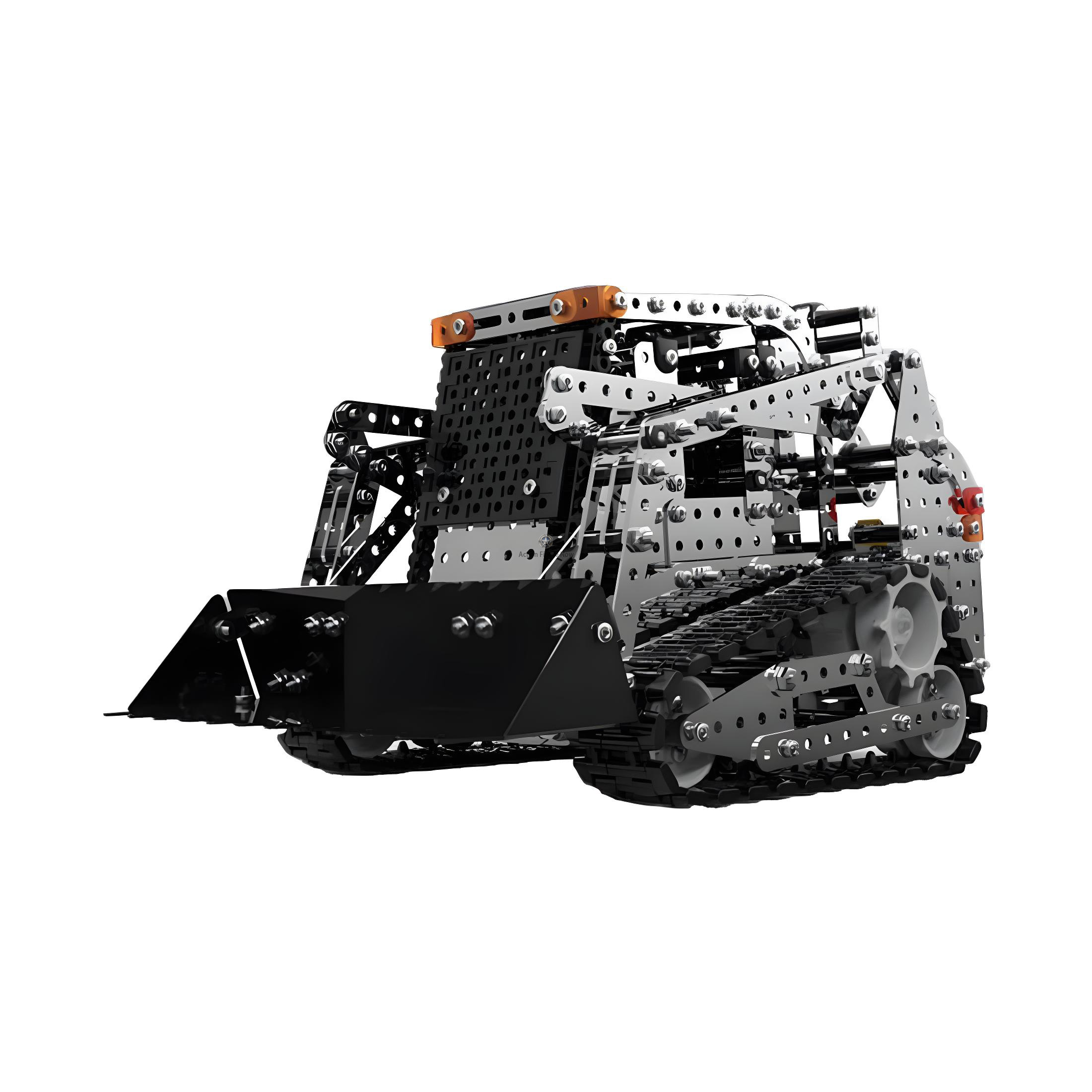 Metal Bulldozer 3D DIY RC Engineering Vehicle Model Creative Ornament (1150+ Pieces) Metal Bulldozer 3D DIY RC Engineering Vehicle Model Creative Ornament (1150+ Pieces)