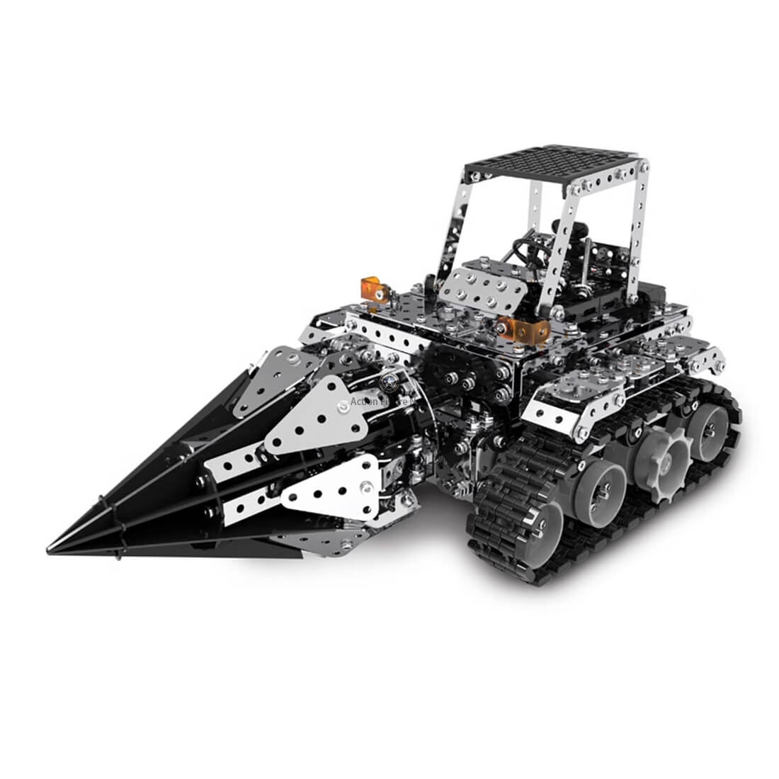 DIY Metal Assembly RC Electric Drill Machine Vehicle Model DIY Metal Assembly RC Electric Drill Machine Vehicle Model