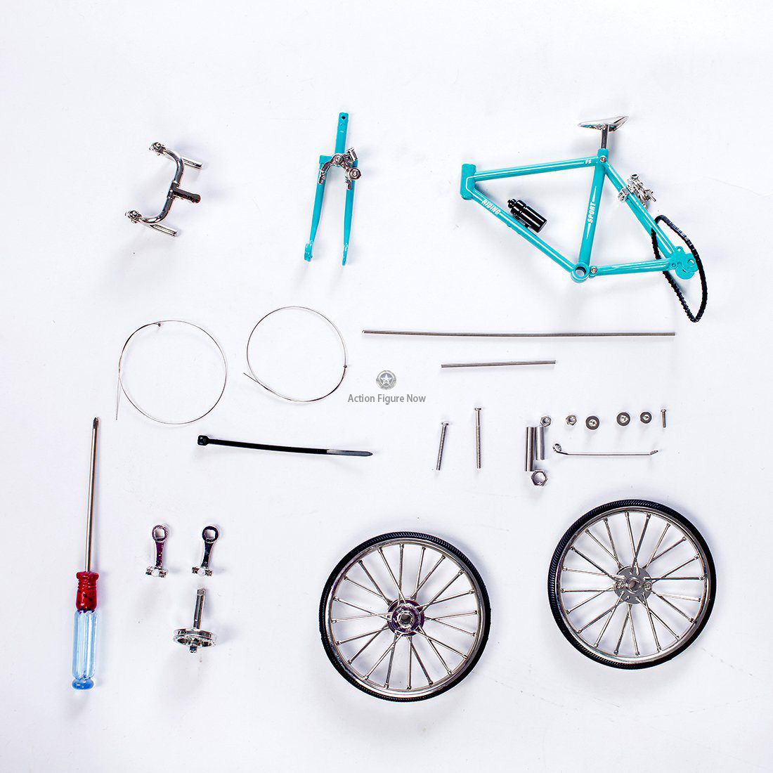 Metal DIY Road Bike Bicycle Model Assembly Kit Metal DIY Road Bike Bicycle Model Assembly Kit