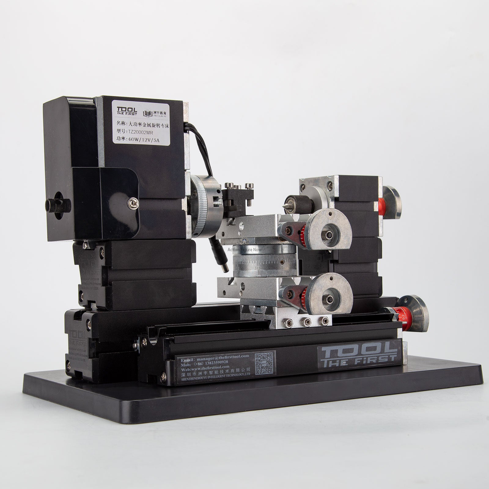 DIY 3D Assembly Metal Machining Tools Lathe Milling Machine Model DIY 3D Assembly Metal Machining Tools Lathe Milling Machine Model