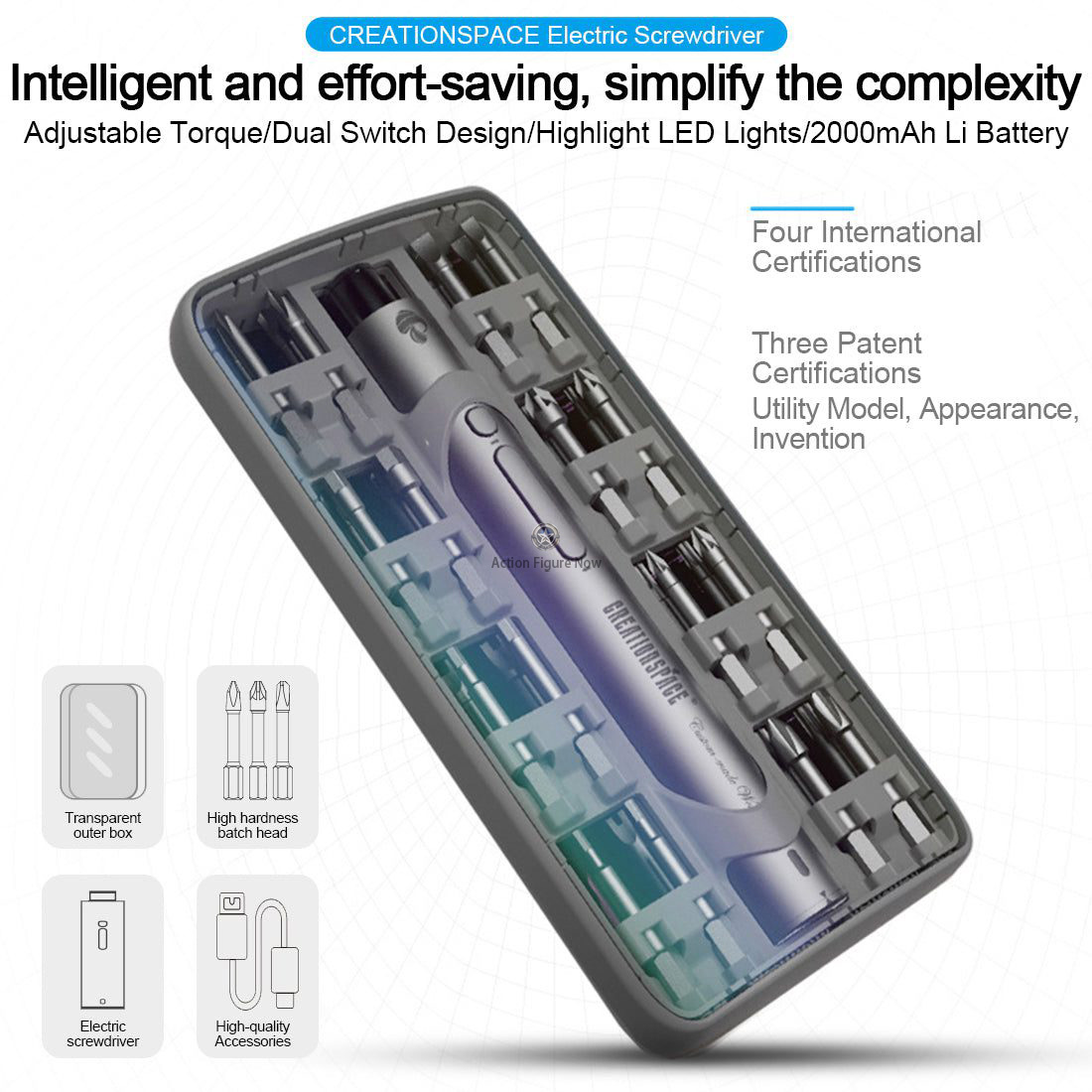 Mini Precision Electric Screwdriver as an Essential Tool Kit for Metal Model Kits Mini Precision Electric Screwdriver as an Essential Tool Kit for Metal Model Kits