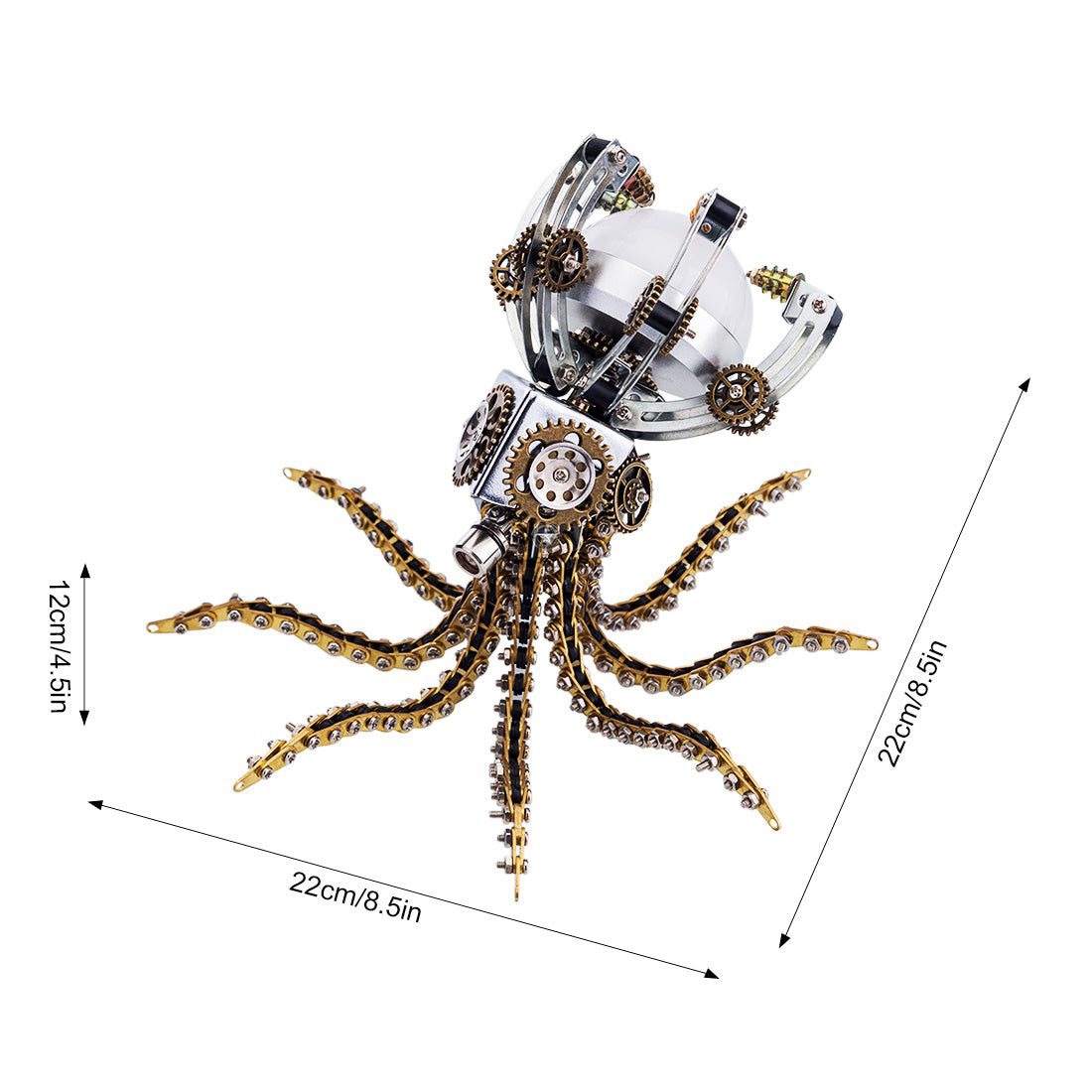 Octopus Lamp Metal Model Kits Steampunk Art DIY Deep Sea Mysterious Hunters Octopus Lamp Metal Model Kits Steampunk Art DIY Deep Sea Mysterious Hunters