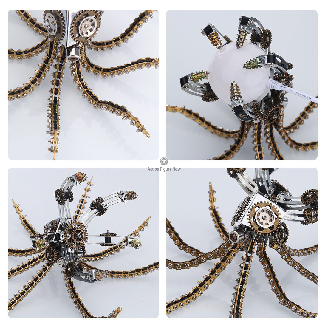 Octopus Lamp Metal Model Kits Steampunk Art DIY Deep Sea Mysterious Hunters Octopus Lamp Metal Model Kits Steampunk Art DIY Deep Sea Mysterious Hunters