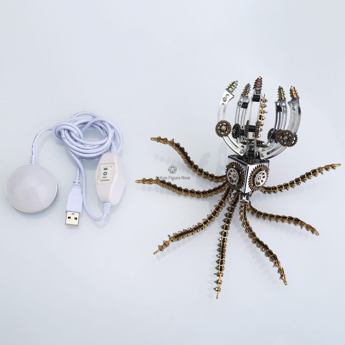 Octopus Lamp Metal Model Kits Steampunk Art DIY Deep Sea Mysterious Hunters Octopus Lamp Metal Model Kits Steampunk Art DIY Deep Sea Mysterious Hunters