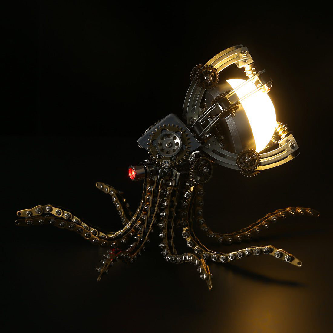 Octopus Lamp Metal Model Kits Steampunk Art DIY Deep Sea Mysterious Hunters Octopus Lamp Metal Model Kits Steampunk Art DIY Deep Sea Mysterious Hunters