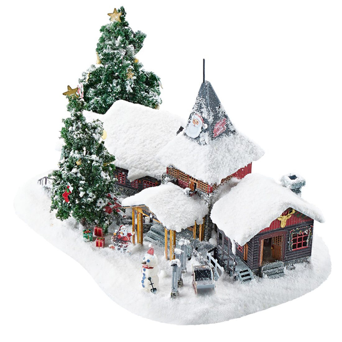 Christmas Santa Claus Village 3D Metal Puzzle Set Christmas Santa Claus Village 3D Metal Puzzle Set