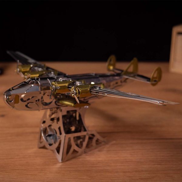 314 Airliner Model DIY Metal Puzzle Assembly Kit - Splashing Dreamer
