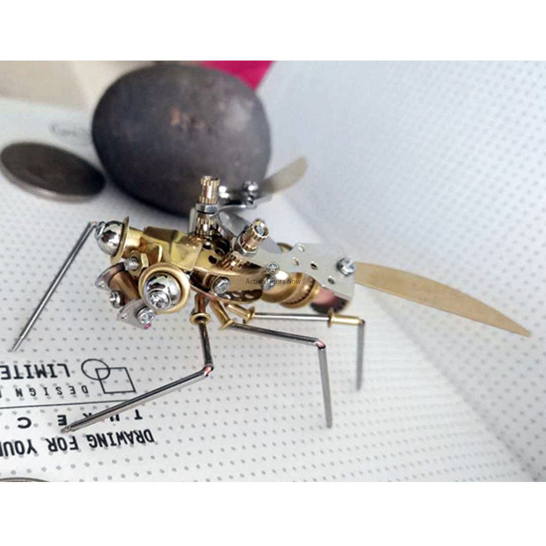 Steampunk Metal Mechanical Wasp Spider Insects Collection Steampunk Metal Mechanical Wasp Spider Insects Collection