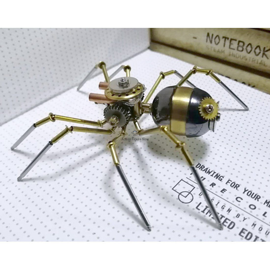 Steampunk Metal Mechanical Wasp Spider Insects Collection Steampunk Metal Mechanical Wasp Spider Insects Collection