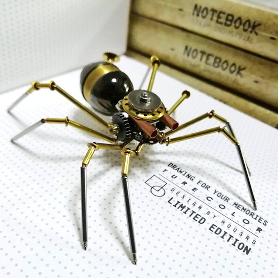 Steampunk Metal Mechanical Wasp Spider Insects Collection Steampunk Metal Mechanical Wasp Spider Insects Collection