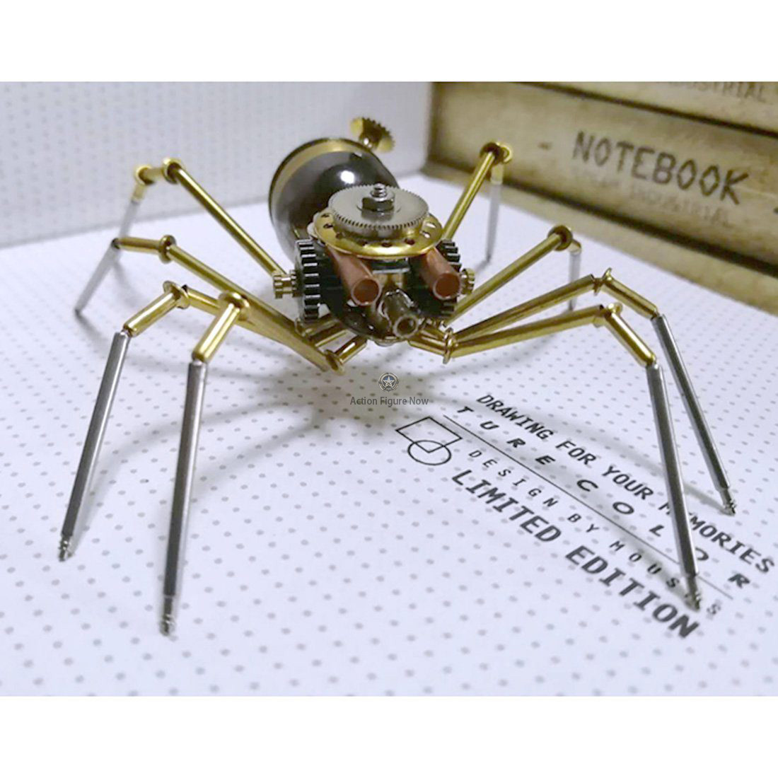 Steampunk Metal Mechanical Wasp Spider Insects Collection Steampunk Metal Mechanical Wasp Spider Insects Collection