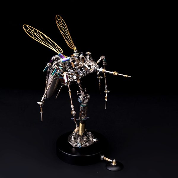 3D Steampunk Big Bloody Mosquito Insect Metal Model Kit Building Educational DIY Puzzle Brain Teaser