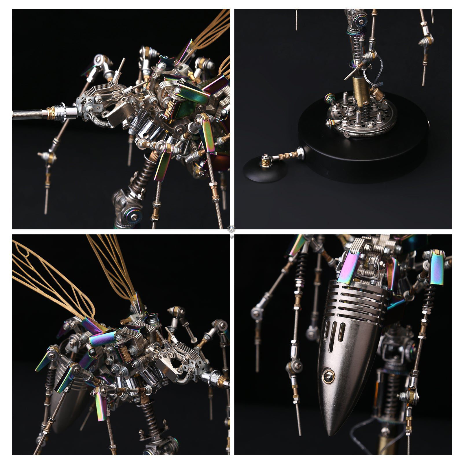 3D Steampunk Big Bloody Mosquito Insect Metal Model Kit Building Educational DIY Puzzle Brain Teaser 3D Steampunk Big Bloody Mosquito Insect Metal Model Kit Building Educational DIY Puzzle Brain Teaser