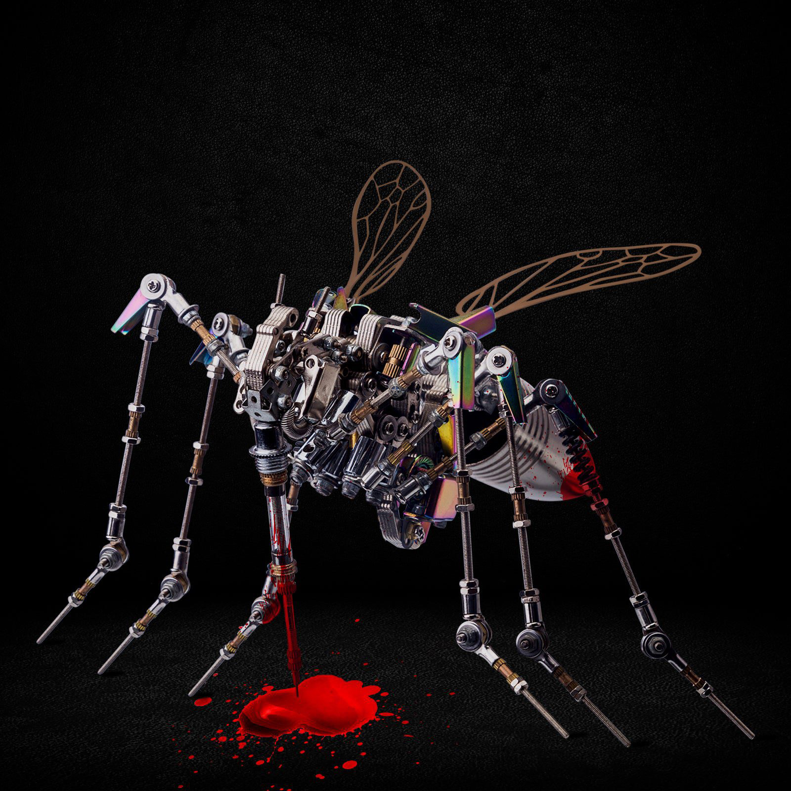 3D Steampunk Big Bloody Mosquito Insect Metal Model Kit Building Educational DIY Puzzle Brain Teaser 3D Steampunk Big Bloody Mosquito Insect Metal Model Kit Building Educational DIY Puzzle Brain Teaser