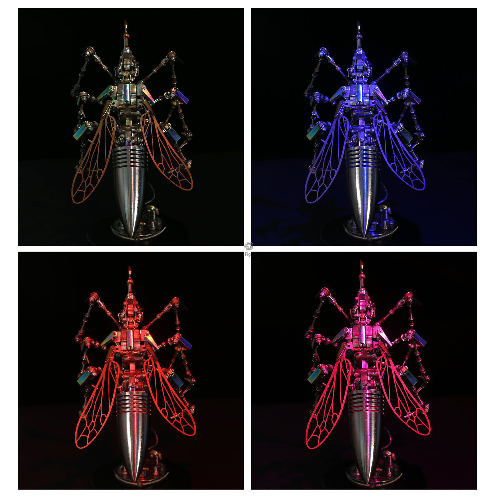 3D Steampunk Big Bloody Mosquito Insect Metal Model Kit Building Educational DIY Puzzle Brain Teaser 3D Steampunk Big Bloody Mosquito Insect Metal Model Kit Building Educational DIY Puzzle Brain Teaser