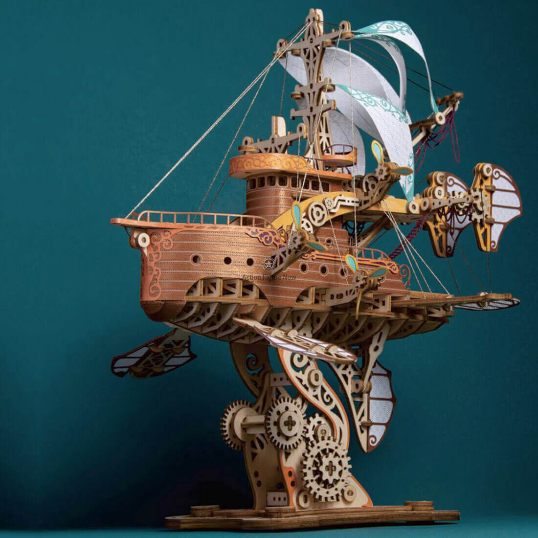 Steampunk DIY Fantasy Travel Spaceship Wooden Puzzle Steampunk DIY Fantasy Travel Spaceship Wooden Puzzle
