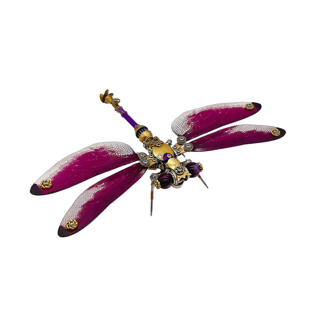 Steampunk Elegant Dragonfly 3D Mechanical Insect DIY Assembly Model (200+ Pieces) Steampunk Elegant Dragonfly 3D Mechanical Insect DIY Assembly Model (200+ Pieces)