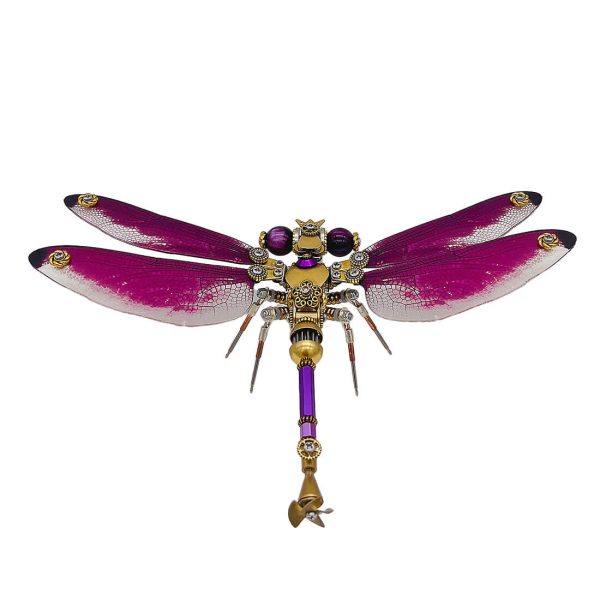 Steampunk Elegant Dragonfly 3D Mechanical Insect DIY Assembly Model (200+ Pieces)