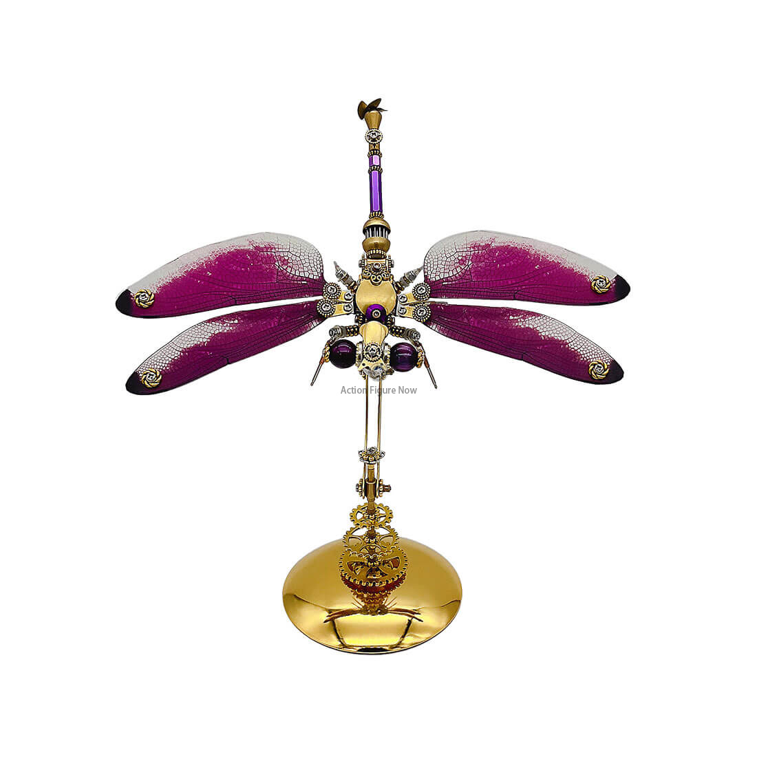 Steampunk Elegant Dragonfly 3D Mechanical Insect DIY Assembly Model (200+ Pieces)