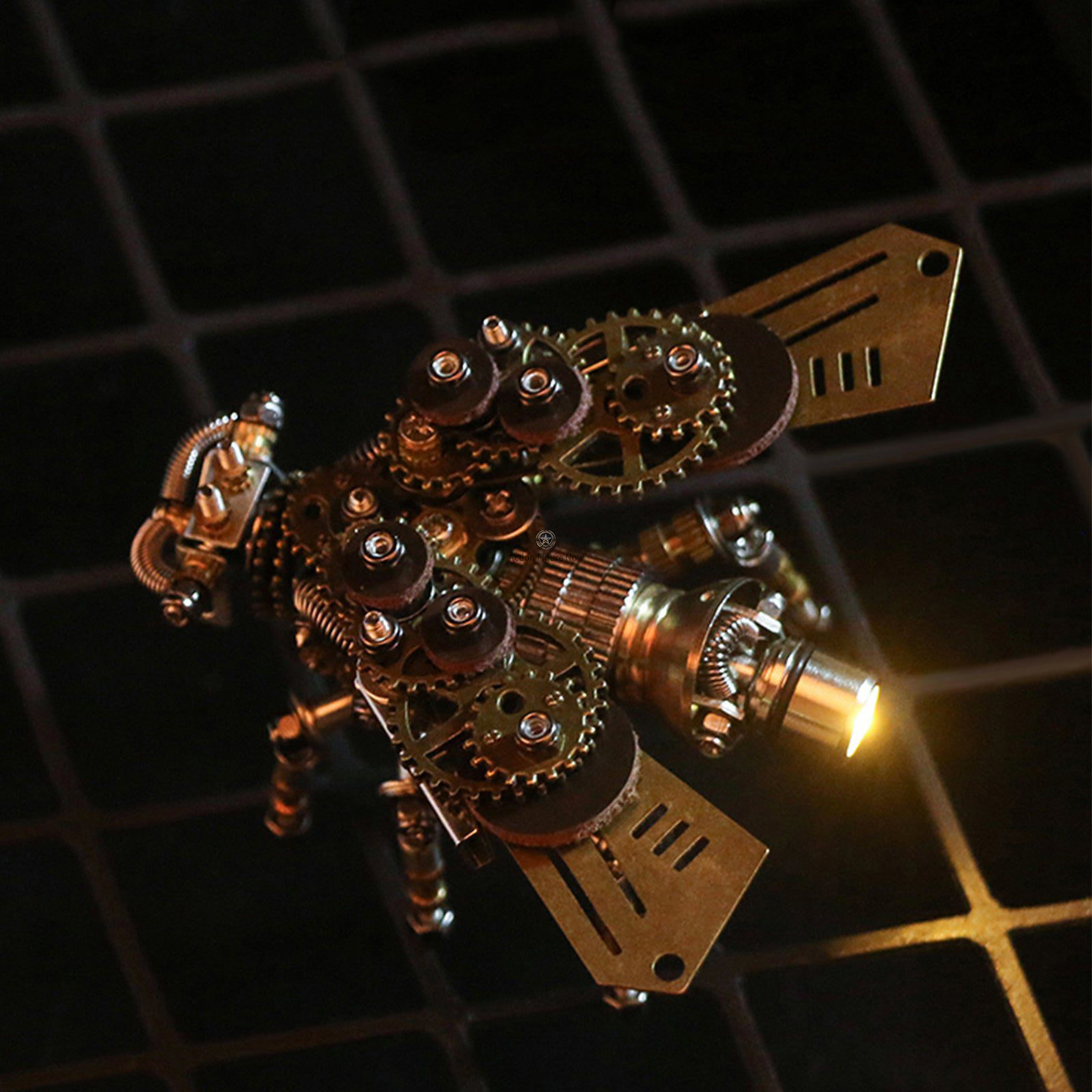 Steampunk Metal Fire Fly Insect Bugs Puzzle DIY Model Kit with Display Base Steampunk Metal Fire Fly Insect Bugs Puzzle DIY Model Kit with Display Base